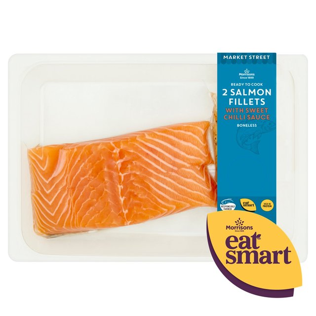 Morrisons Salmon with Sweet Chilli, Lime & Ginger Sauce | Morrisons