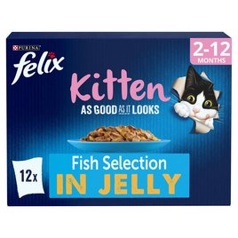 Felix As Good As It Looks Kitten Fish | Morrisons