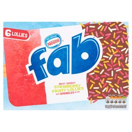 Fab Ice Lollies Strawberry | Morrisons