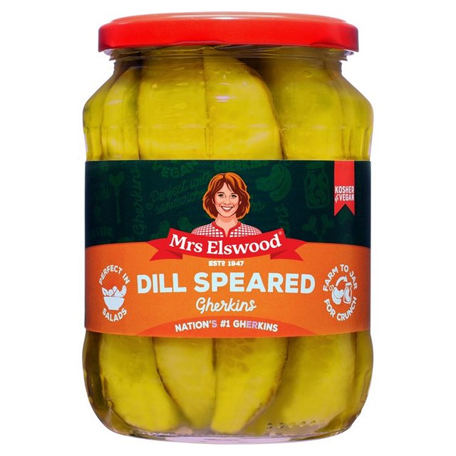 Mrs Elswood Cucumber Spears With Dill (670g) 360g