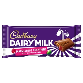 Cadbury Dairy Milk Marvellous Smashables Jelly Popping Candy Chocolate Bar | Morrisons