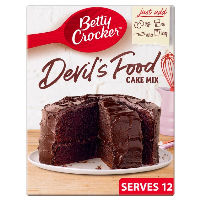 Morrisons: Betty Crocker Devil's Food Chocolate Cake Mix 425g(Product Information)