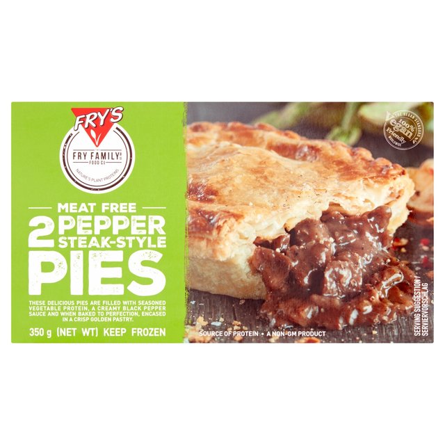Fry's Meat Free Pepper Steak Style Pies | Morrisons
