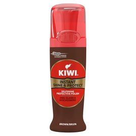 Kiwi Shoe Instant Shine & Protect Brown | Morrisons