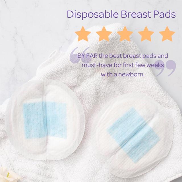 Lansinoh Disposable Nursing Breast Pads, 4 x Packs of 60