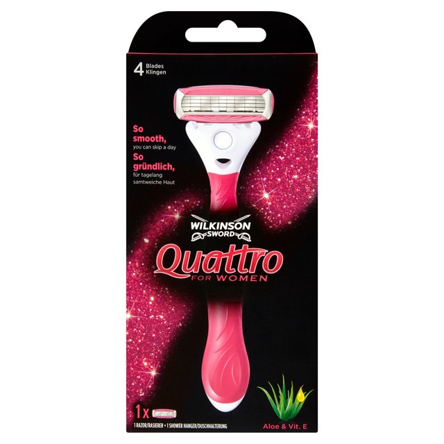 wilkinson sword quattro for women bikini razor with electric trimmer