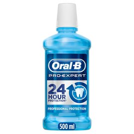 Oral-B Pro Expert No Alcohol Clean Mint Mouthwash 500ml