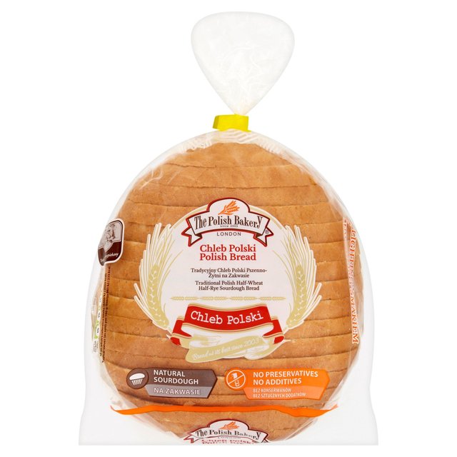Morrisons: The Polish Bakery Traditional Polish Half Wheat Half Rye Sourdough Bread 400gProduct 