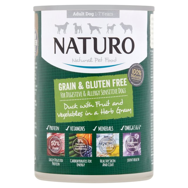 naturo grain and gluten free dog food