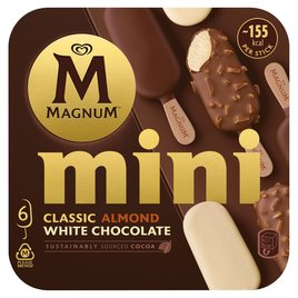 Magnum Mini Classic, Almond & White Ice Cream | Morrisons