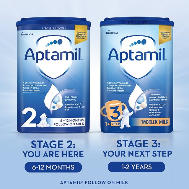 Aptamil 2 Follow On Baby Milk Formula 6-12 Months 200ml