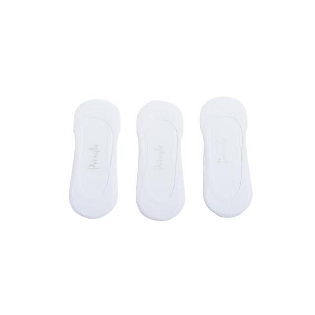 Pringle Womens Invisible Liner Socks, White, Size 4-8 | Morrisons