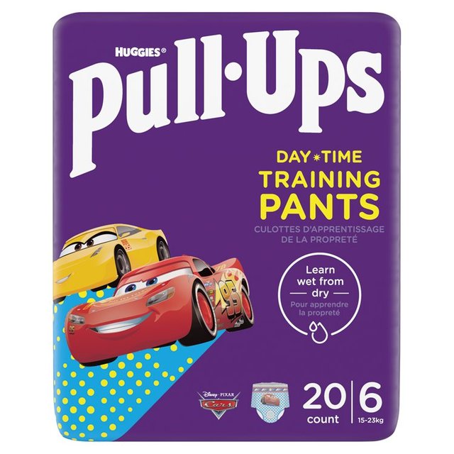 Huggies Pull Ups Trainers Day Boy 2-4yr Size 6 Nappy Pants
