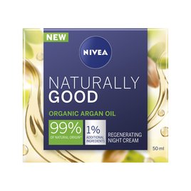 Nivea Pure & Natural Regenerating Night Cream 50Ml | Morrisons