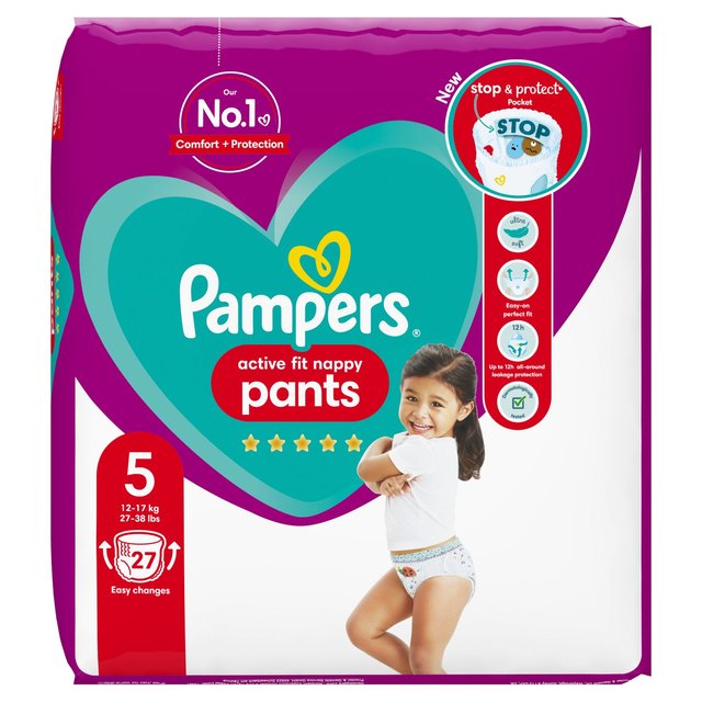 pampers pants size 5 morrisons