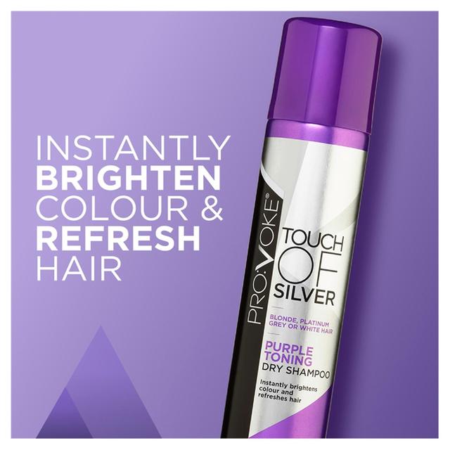 PROVOKE Touch of Silver Purple Toning Dry Shampoo | Morrisons