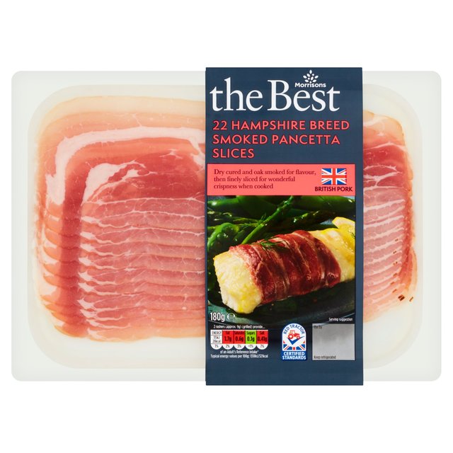 Morrisons The Best Smoked Pancetta, Thin & Crispy Bacon Morrisons