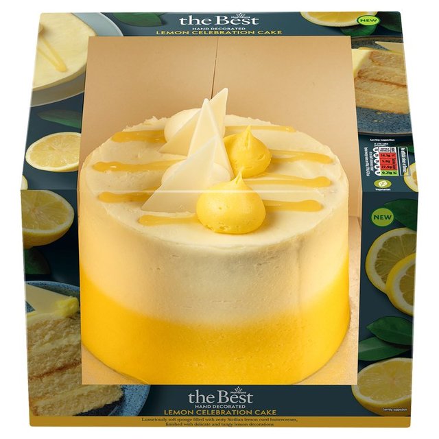 Lemony Lemon Layer Cake With Lemon Curd