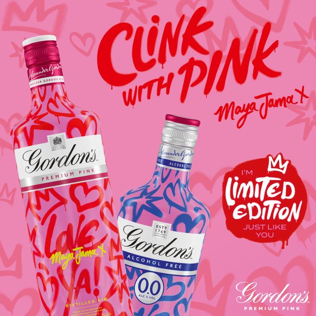 0.0% Gordon\'s Premium Alcohol Free Pink | Morrisons