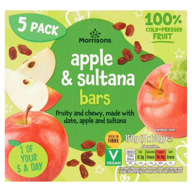 Morrisons Apple & Sultana Bar 150g