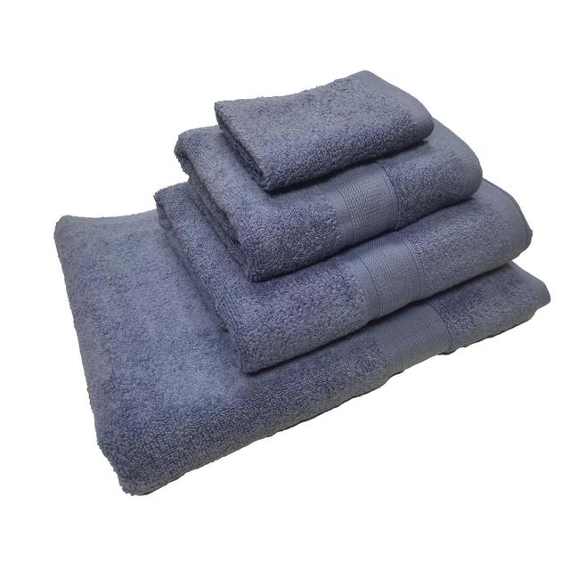Nutmeg Denim Blue Super Soft Bath Towel - HelloSupermarket