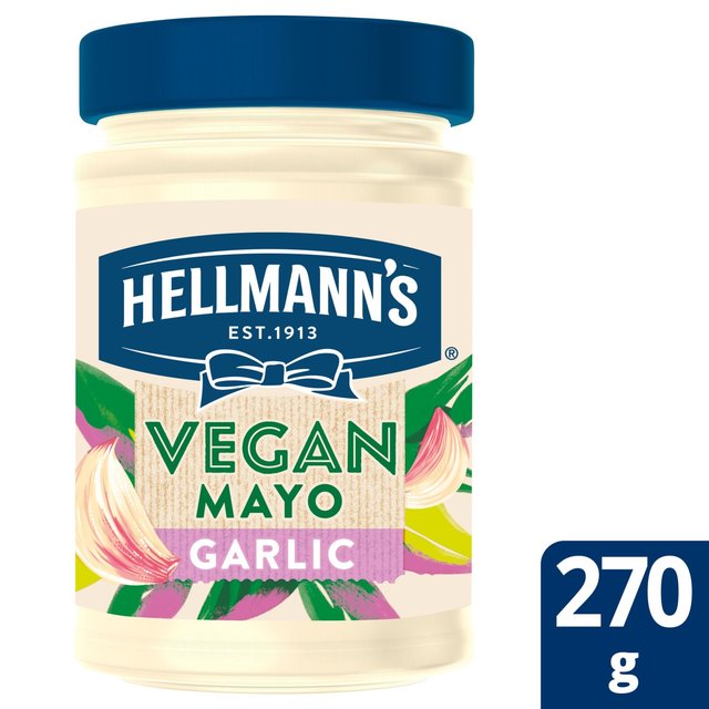 Hellmann's Garlic Vegan Jar 270g