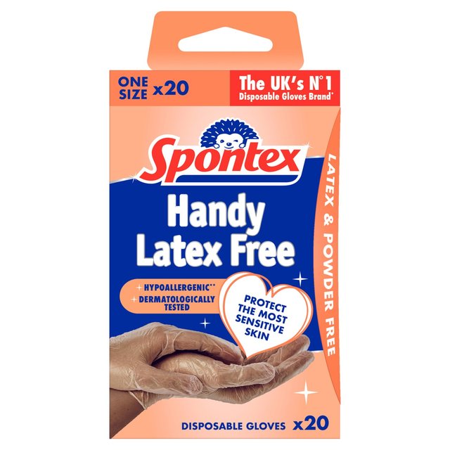 Spontex Latex Free Disposable Gloves