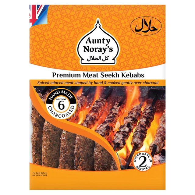 Aunty Noray's Meat Seekh Kebabs 300g