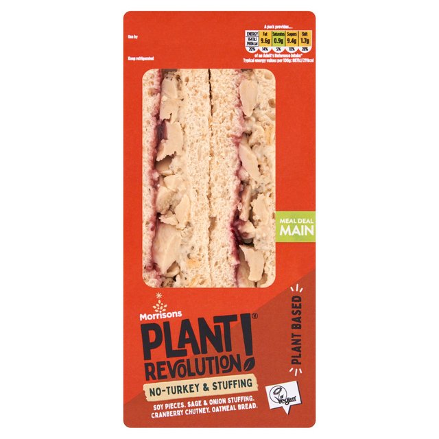 Morrisons Vegan Turkey Feast Sandwich 