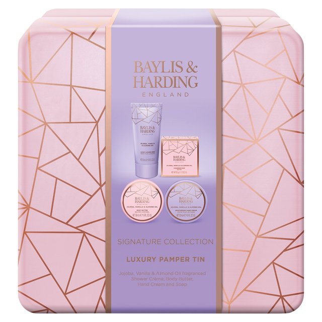 Baylis & Harding Jojoba, Vanilla & Almond Oil Tin Gift 